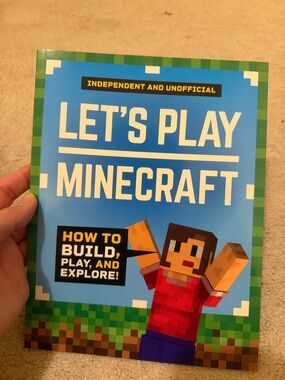 Independent Let's Play Minecraft Kids Book - Blue/Red